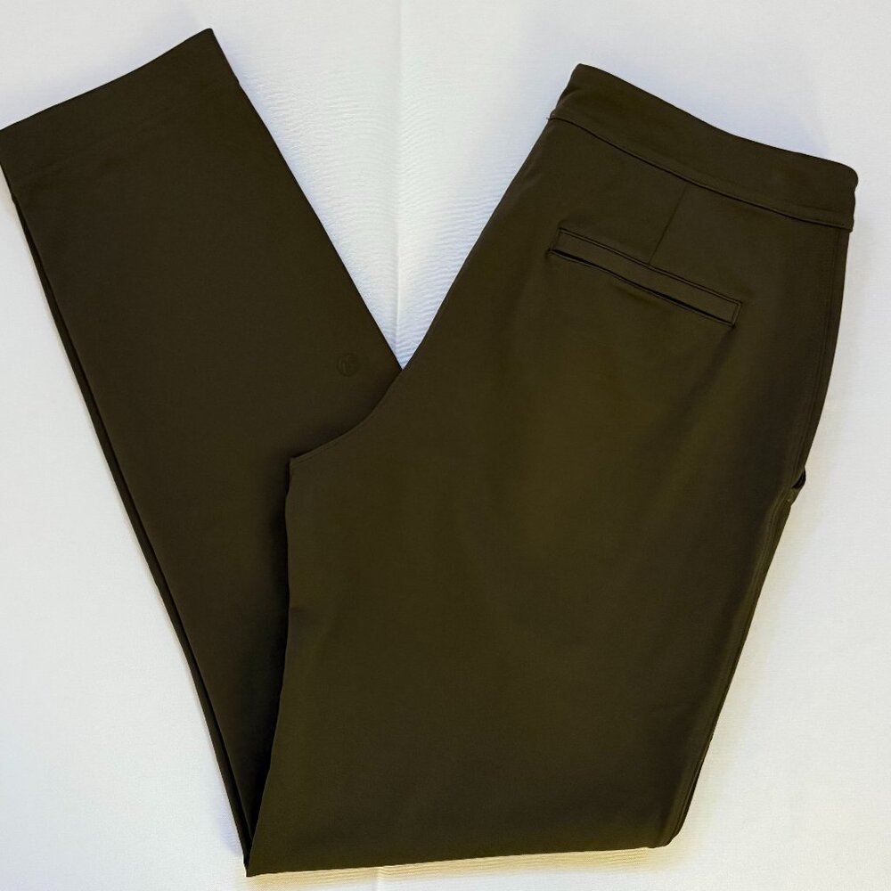 lululemon athletica Ankle 7/8 Olive Green Pants - 4
